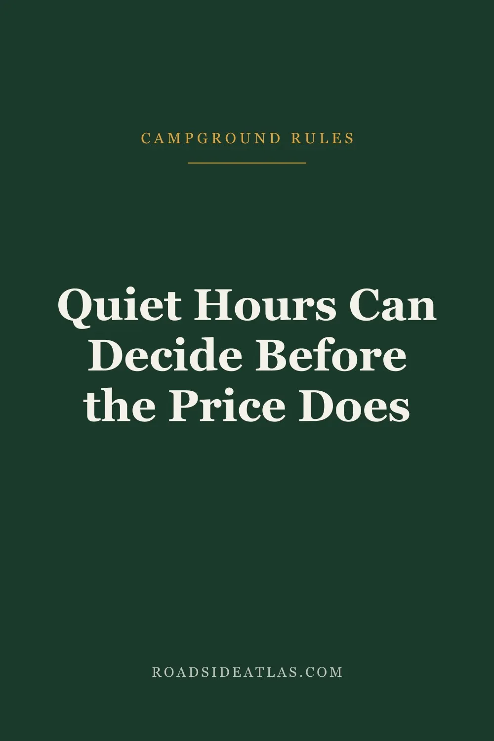 Quiet Hours Can Decide Generator vs Battery Before Price Does