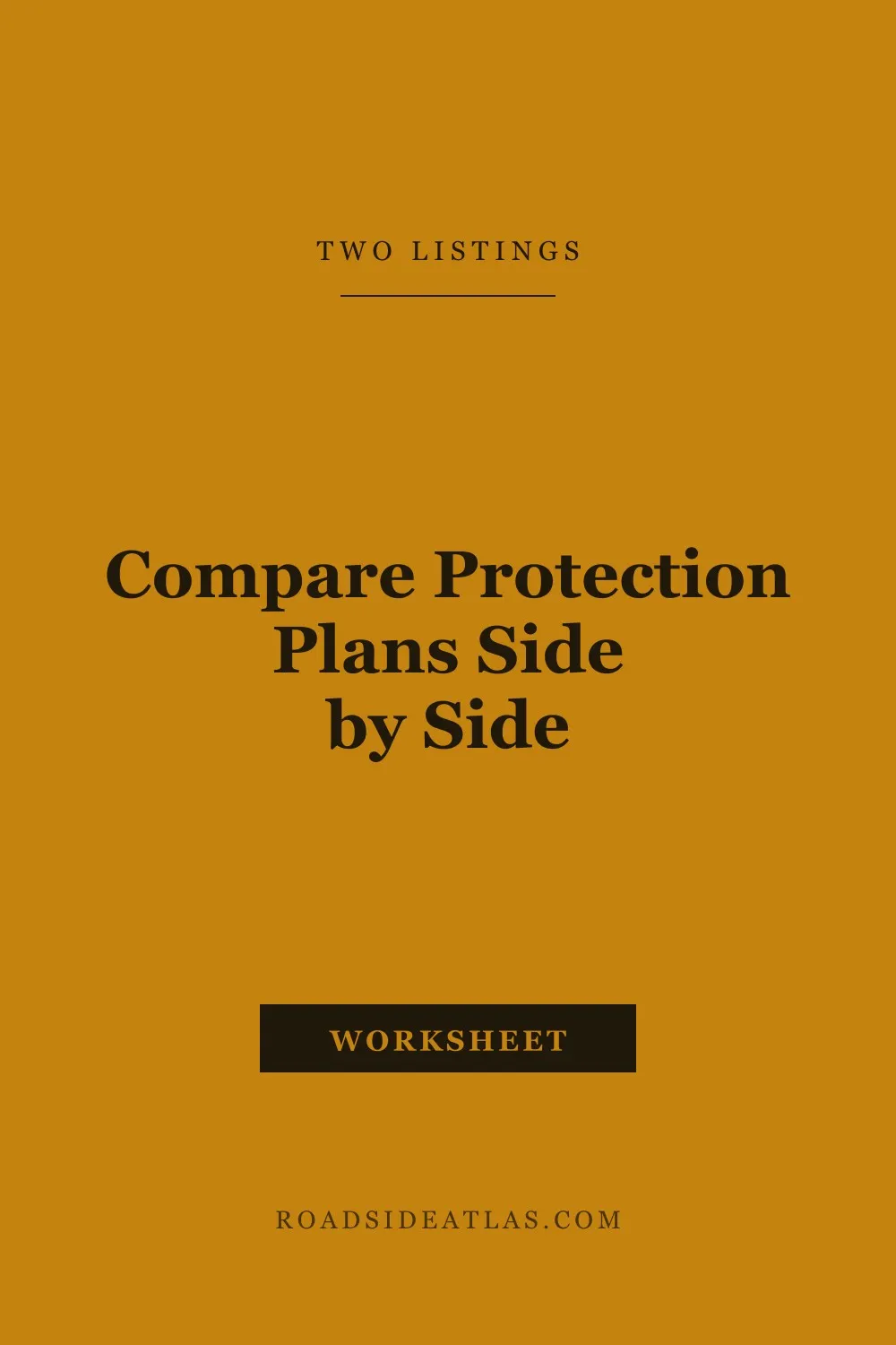 Compare Two RV Protection Plans Side by Side